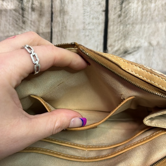 CELINE - Macadam Canvas Crossbody Bag - Picture 6 of 11